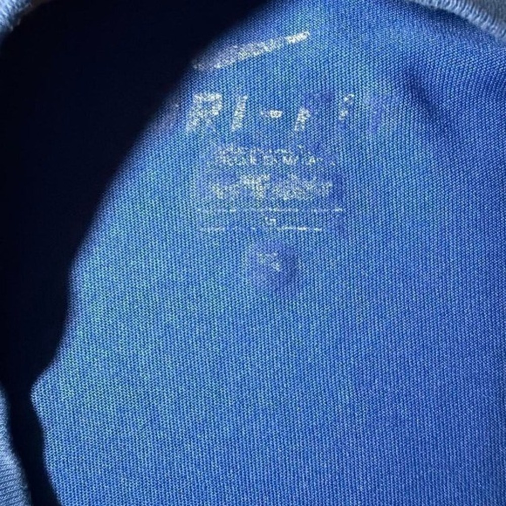Nike DRI-FIT Graphic T-Shirt Men's Blue Short Sleeve Activewear Top - Picture 3 of 7
